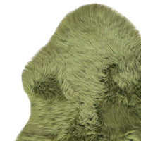 2' x 3' Sage New Zealand Lambs Wool Area Rug — sheepskin area rug 6