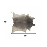 Gray Cowhide Area Rug – Handmade, Stain Resistant — cowhide area rug 3