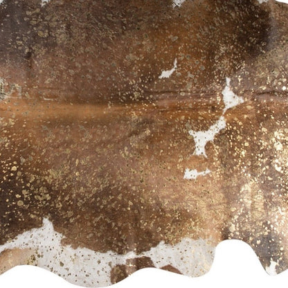 Brown Cowhide Area Rug – Soft, Modern Statement Decor