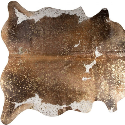 Brown Cowhide Area Rug – Soft, Modern Statement Decor