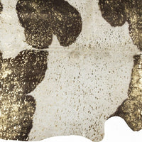 Gold Cowhide Area Rug – Modern 6x7 Statement Decor — cowhide area rug 5