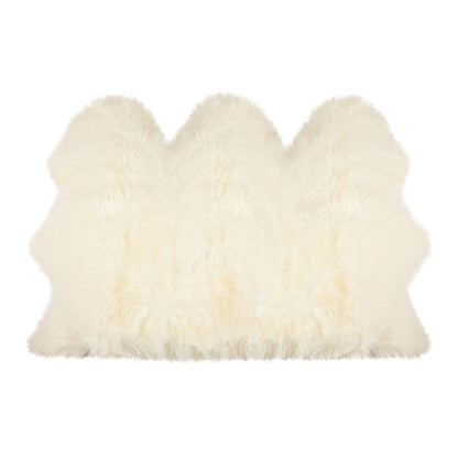 3' X 5' Trio Natural Sheepskin Area Rug