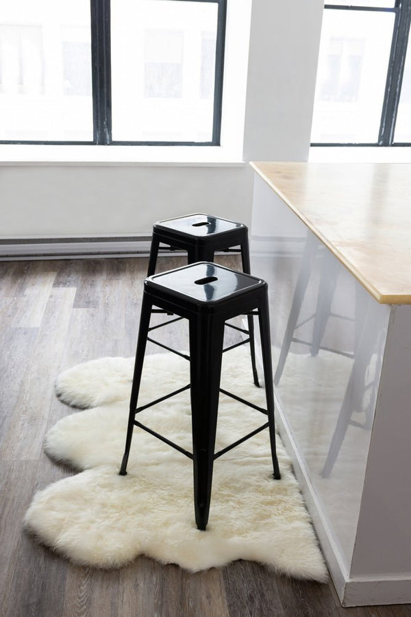 3' X 5' Trio Natural Sheepskin Area Rug alternate view
