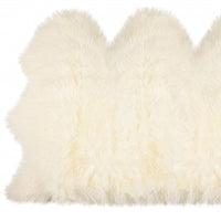 3' x 5' Trio Natural Sheepskin Area Rug — sheepskin area rug 7