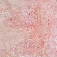 3' x 5' Pink Natural Sheepskin Area Rug — sheepskin area rug 4