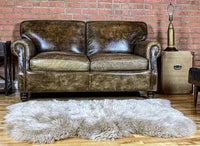 3' x 5' Taupe Natural Sheepskin Area Rug — sheepskin area rug 2