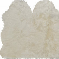 3' x 5' Golden Natural Sheepskin Area Rug — sheepskin area rug 5