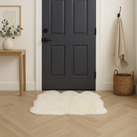 3' x 5' Golden Natural Sheepskin Area Rug — sheepskin area rug 6