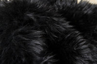 3' X 5' Black Natural Rectangular Sheepskin Area Rug 2