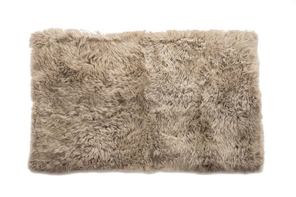3' x 5' Taupe Genuine Sheepskin Area Rug | Natural New Zealand Sheepskin Rug for Bedrooms, Living Rooms & Entryways
