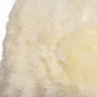 2' X 5' Natural Rectangular Sheepskin Area Rug 4