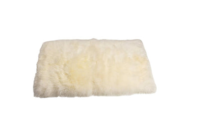 2' X 5' Natural Rectangular Sheepskin Area Rug