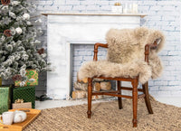 2' X 3' Taupe Sheepskin Area Rug 2