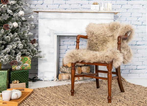 2' X 3' Taupe Sheepskin Area Rug alternate view
