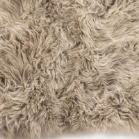 2' X 3' Taupe Sheepskin Area Rug 5
