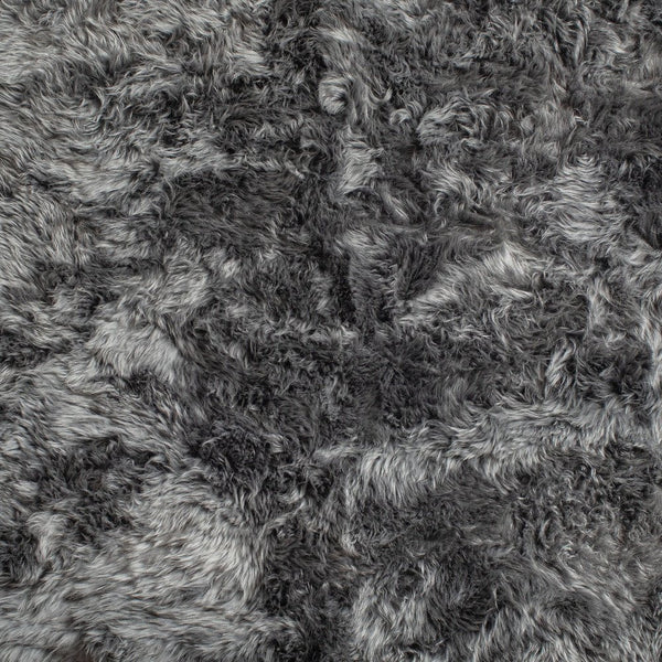 5' X 6' Grey Wool Sheepskin Handmade Area Rug alternate view