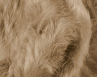 5' X 6' Tan Faux Sheepskin Shag Washable Area Rug 2