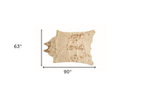 Off White & Silver Faux Cowhide Area Rug – Washable, Non-Skid — cowhide area rug 3