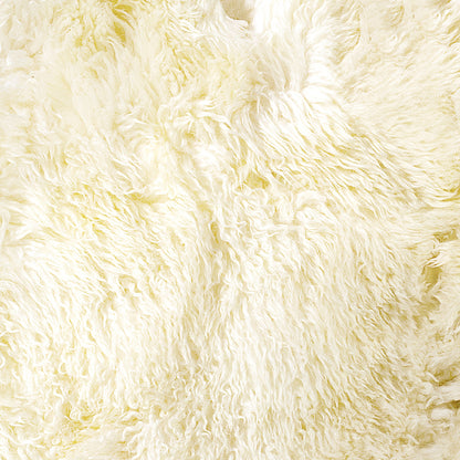 2' X 6' Natural Sheepskin Handmade Area Rug