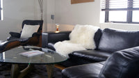 2' x 6' Natural Sheepskin Handmade Area Rug — sheepskin area rug 3