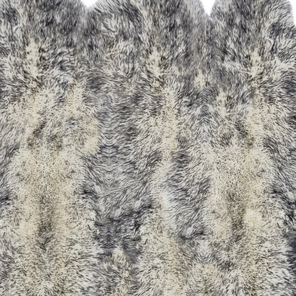 5' X 6' Gray Sheepskin Handmade Area Rug