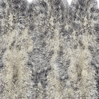 5' X 6' Gray Sheepskin Handmade Area Rug 5