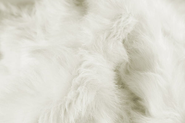 3' X 5' Off White Faux Sheepskin Printed Area Rug alternate view