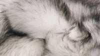 5' X 8' Gray Faux Sheepskin Printed Area Rug 2