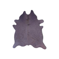 Fuchsia Cowhide Area Rug – Hand Knotted, 6x7 98
