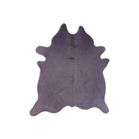 Fuchsia Cowhide Area Rug – Hand Knotted, 6x7 69