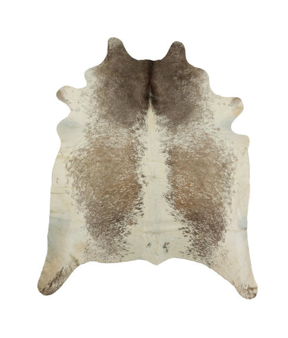 Brown Cowhide Area Rug – Hand Knotted, Stain Resistant