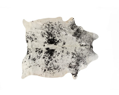 Brown Cowhide Area Rug – Hand Knotted, Stain Resistant
