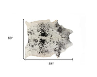 Brown Cowhide Area Rug – Hand Knotted, Stain Resistant 96