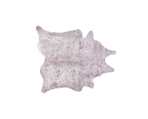 Gray & Pink Cowhide Area Rug – Hand Knotted alternate view