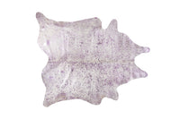 Gray & Pink Cowhide Area Rug – Hand Knotted — cowhide area rug 3