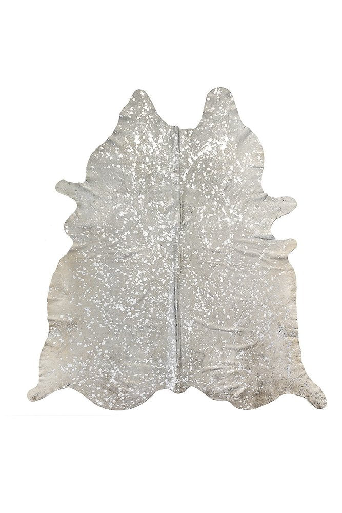 Green Cowhide Hand Knotted Rug – Stain Resistant Style