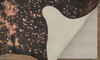 Cowhide Animal Print Area Rug – Brown & Tan, 8x10 — cowhide area rug 5