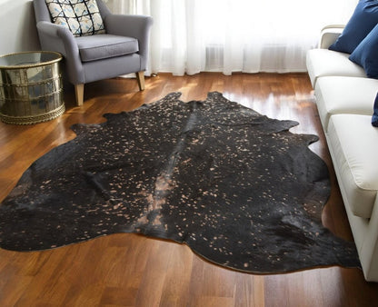 Cowhide Animal Print Area Rug – Brown & Tan, 8x10