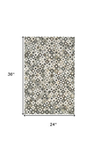 Faux Cowhide Area Rug – Black, Gray & White Animal Print — cowhide area rug 11