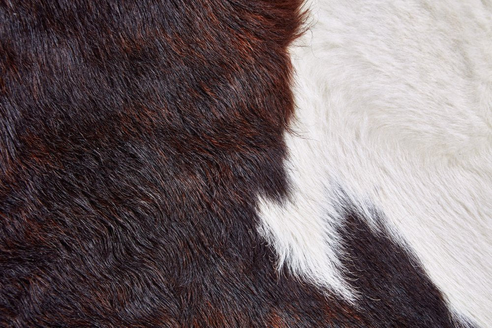 Cowhide Animal Print Rug – Brown & White Accent