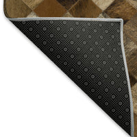 Beige, Brown & Coffee Cowhide Print Area Rug – Washable, UV Protection — cowhide area rug 3