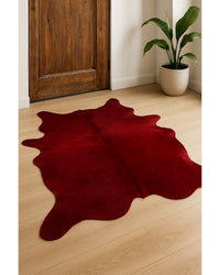 Brown Cowhide Area Rug – Modern Textured Accent in Lodge Entryway — cowhide area rug 33