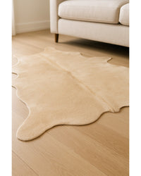 Natural Cowhide Area Rug – Warmth & Modern Style in Hide Detail Close-Up — cowhide area rug 6