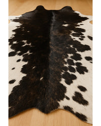 Brown Cowhide Area Rug – Handmade, Soft & Stylish Decor Hide Detail Close-Up — cowhide area rug 77