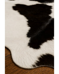 Cowhide Area Rug – Brown & Black Modern Accent Hide Detail Close-Up — cowhide area rug 92