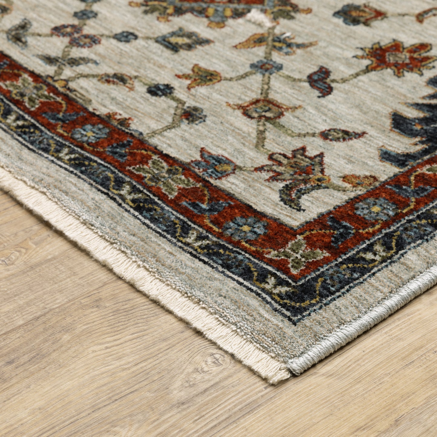 Aberdeen Ivory Multi Traditional Panel Indoor Rug