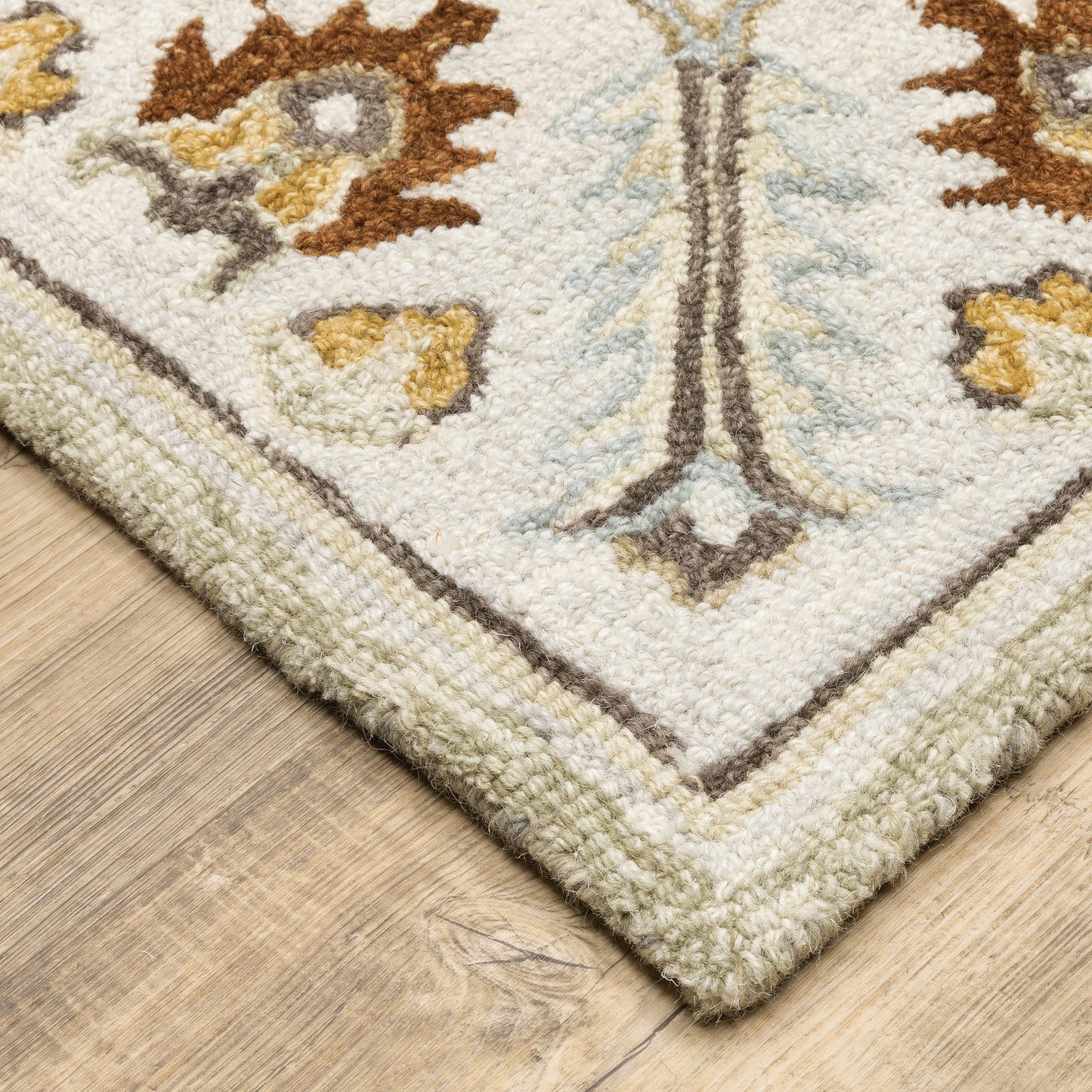 Alfresco Ivory Beige Traditional Oriental Indoor Rug