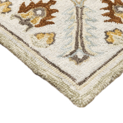 Alfresco Ivory Beige Traditional Oriental Indoor Rug