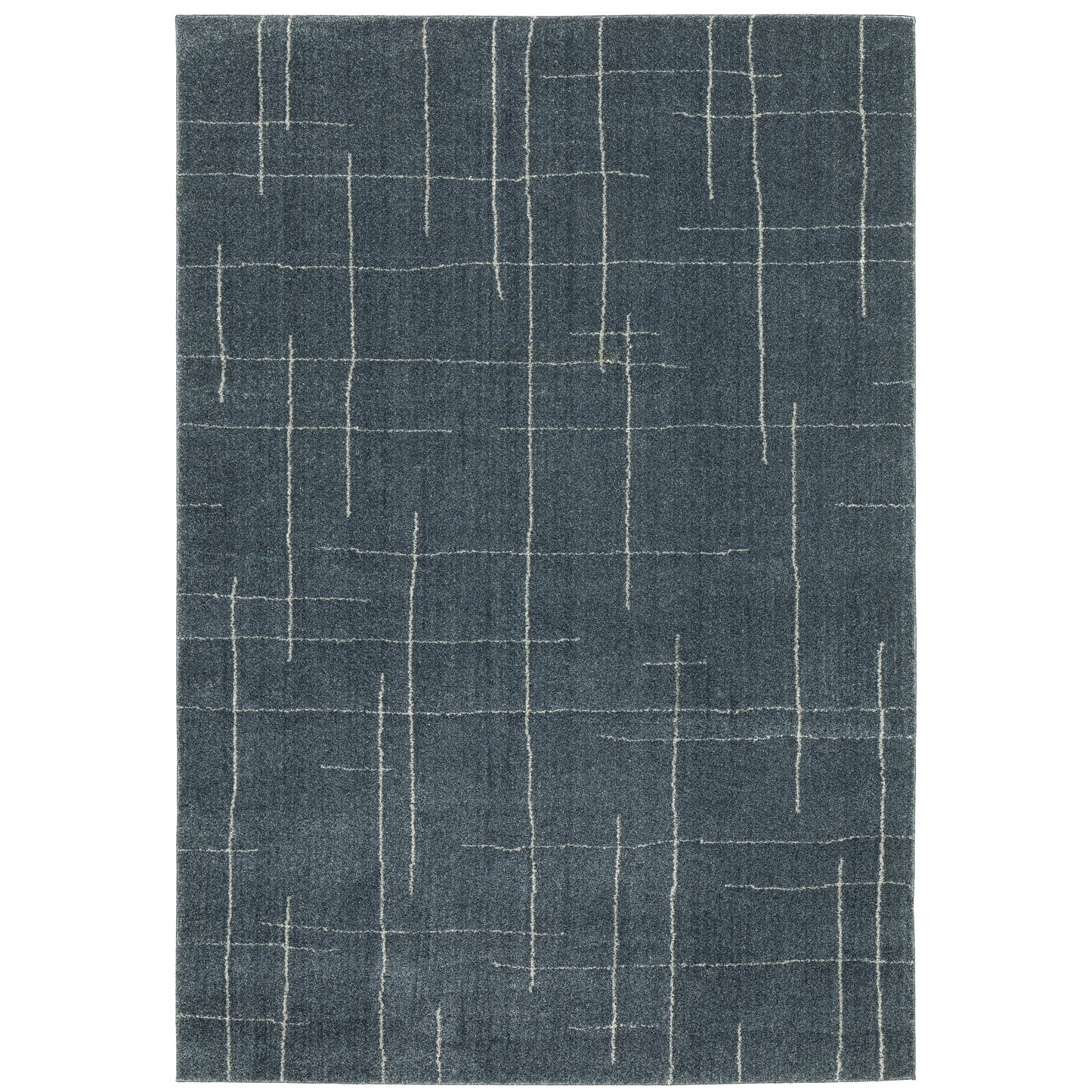 Alton Blue Gray Modern & Contemporary Geometric Indoor Rug