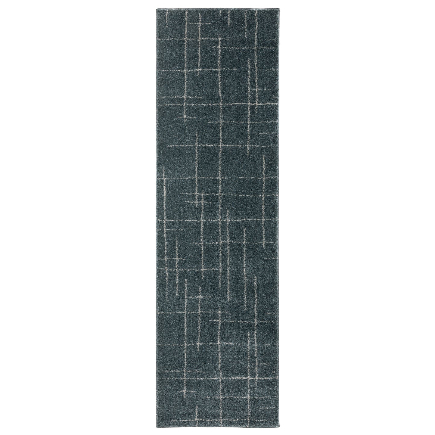 Alton Blue Gray Modern & Contemporary Geometric Indoor Rug